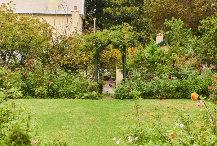 The garden at Heritage Hill
