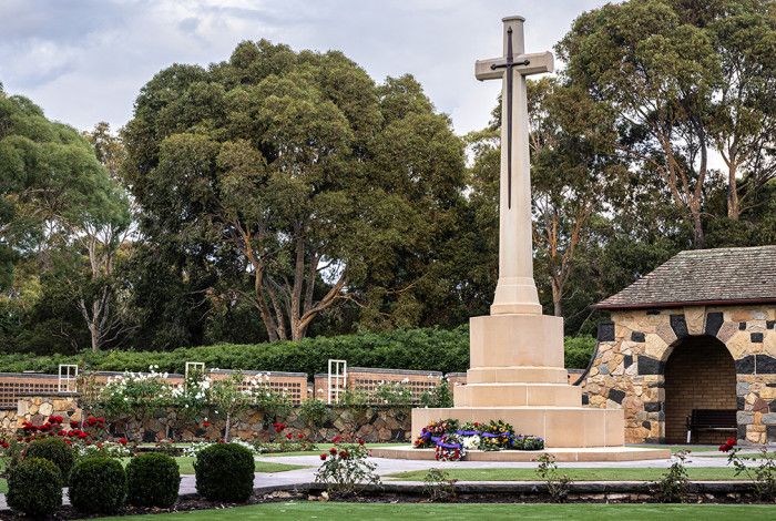 Memorial in a cemetery