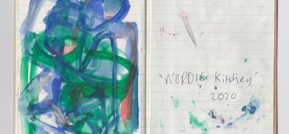 Callum Jackson, Untitled (Journal Entry), Watercolour Paint and Biro on Paper 2020