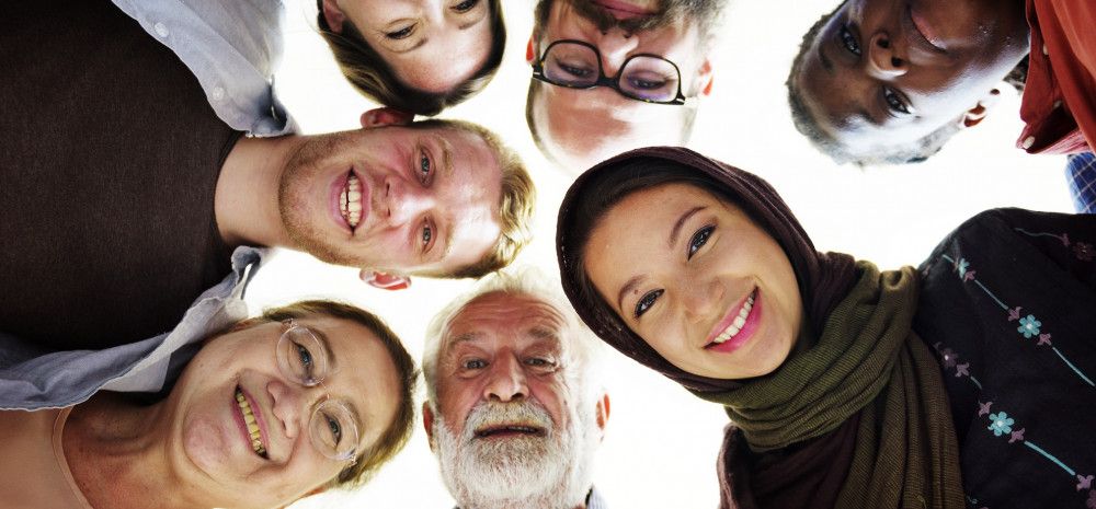 People in a circle