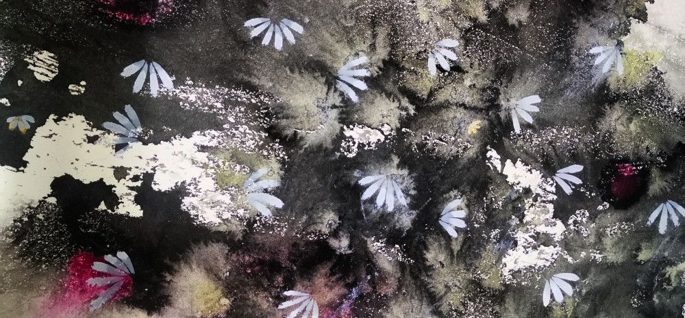 Zakiria Tahirian, Untitled, watercolour and ink on paper