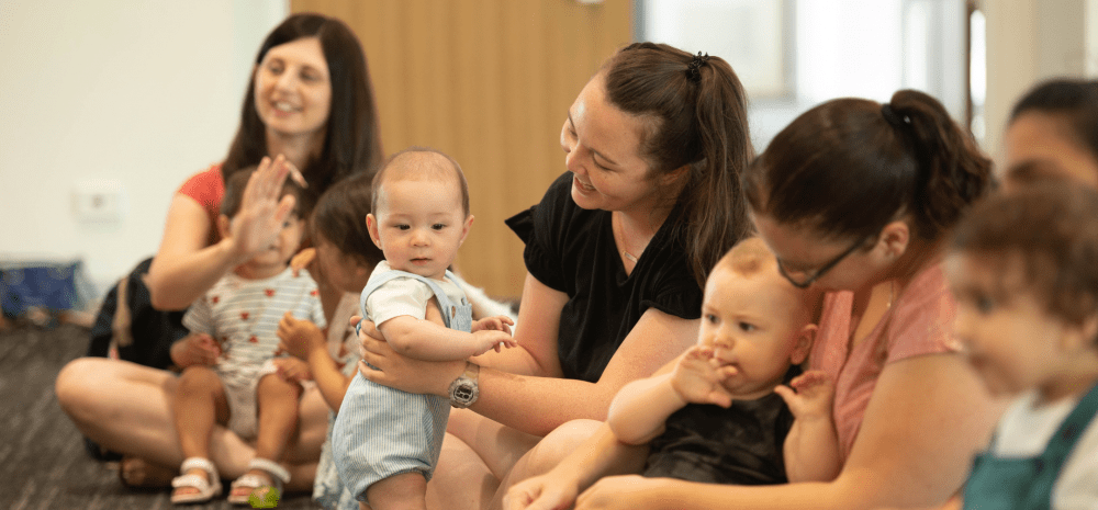 Babies enjoying a storytime