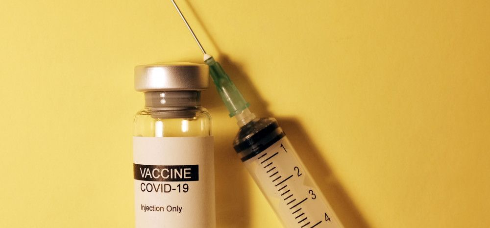 syringe and vaccine