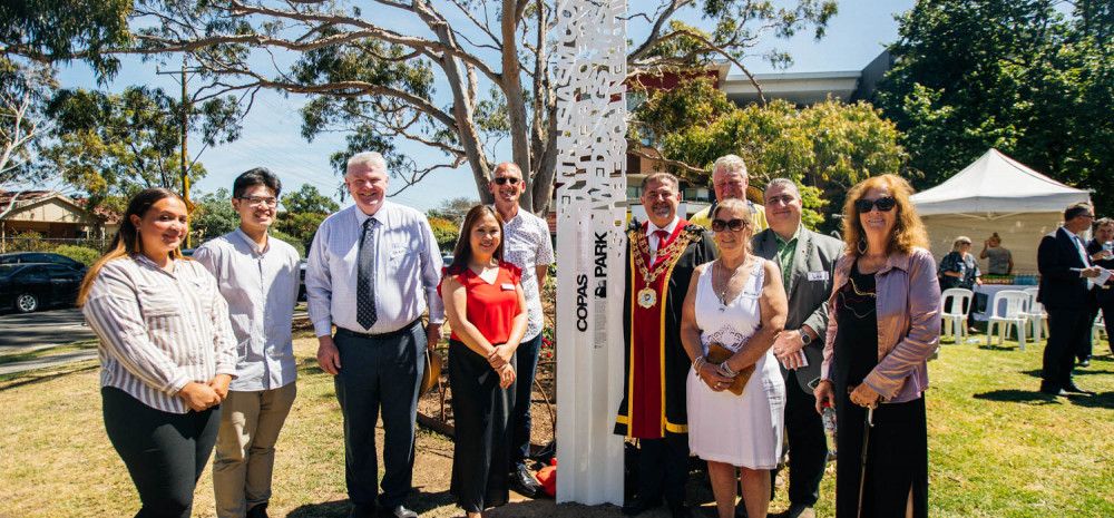 Copas Park New Interpretive Sign Unveiled