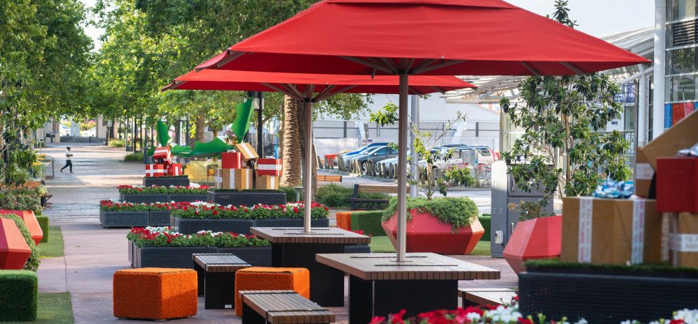 Outdoor dinning area