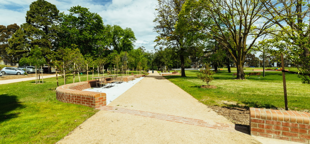 pathway in a park