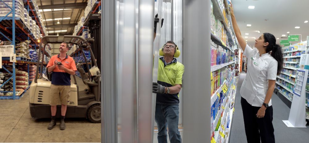 image of three people at work
