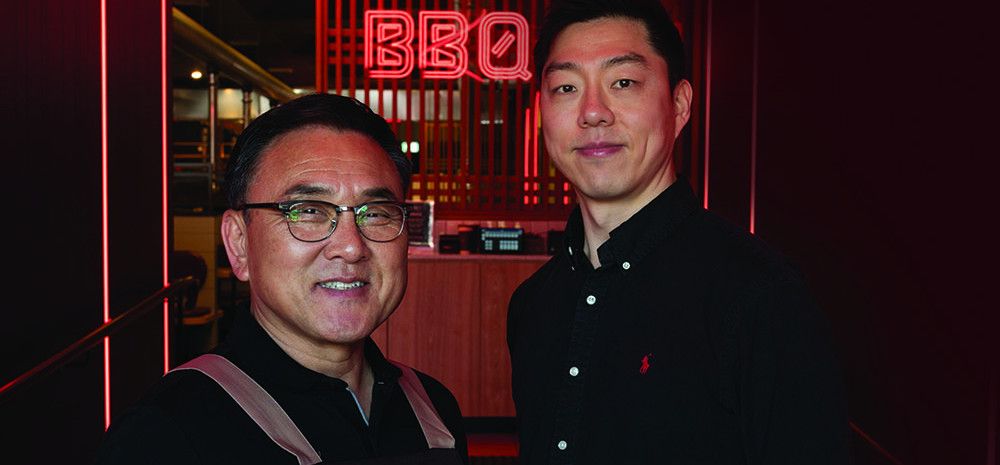 Two men from BBQ K