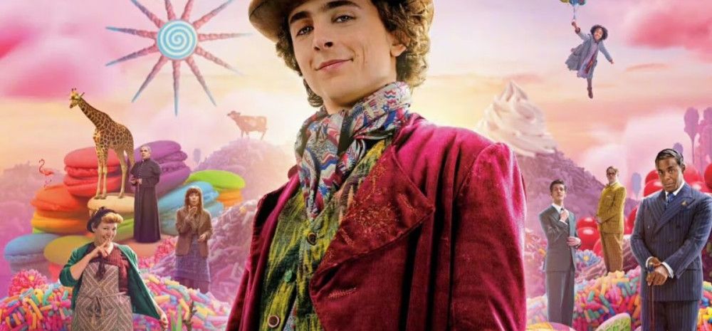 Willy Wonka film poster showing Willy Wonka in his top hat