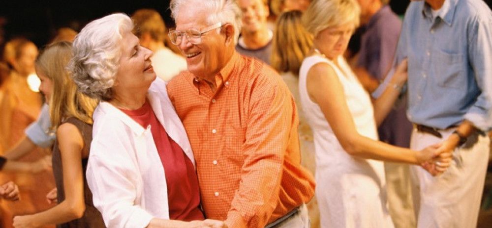 men and women dancing