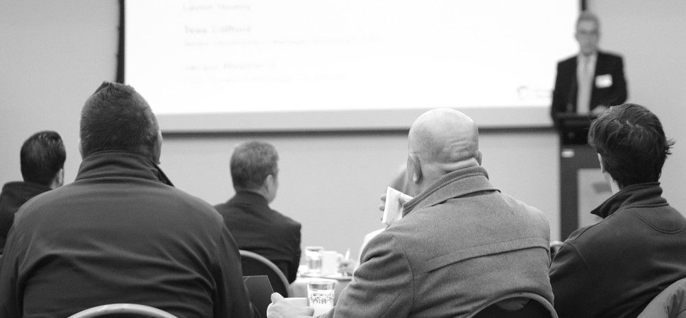 People at a meeting