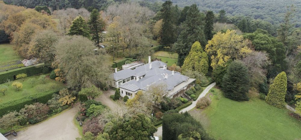 aerial view of Duneira Estate 
