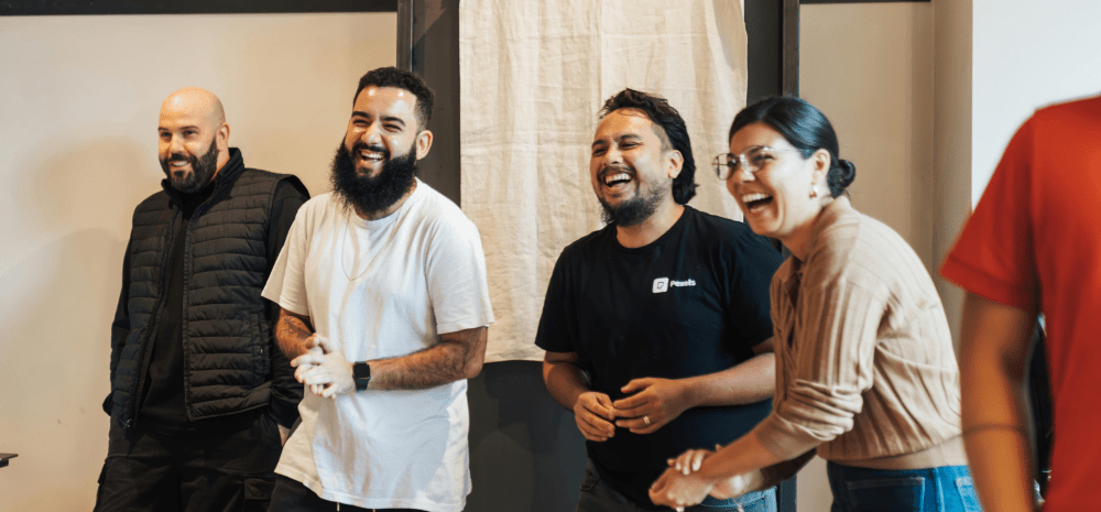 People laughing