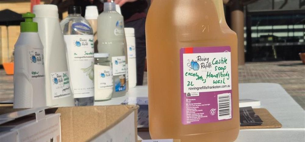 picture of soap and cleaning supply refills