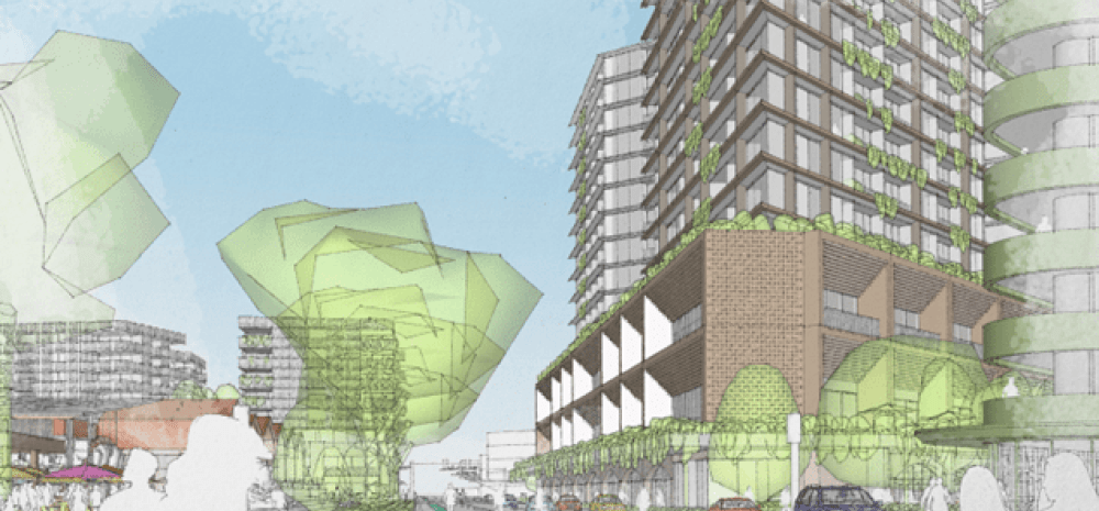 Drawing of the Dandenong Market Precinct