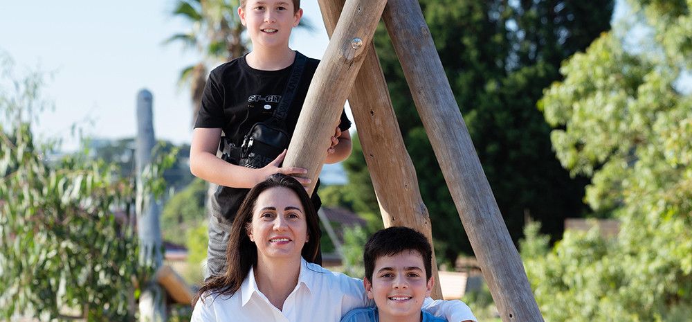 Cr Lana Formoso with children