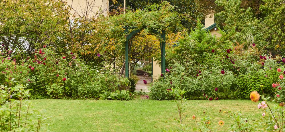 The garden at Heritage Hill