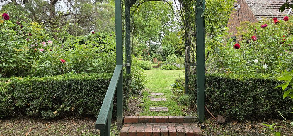 The garden at Heritage Hill