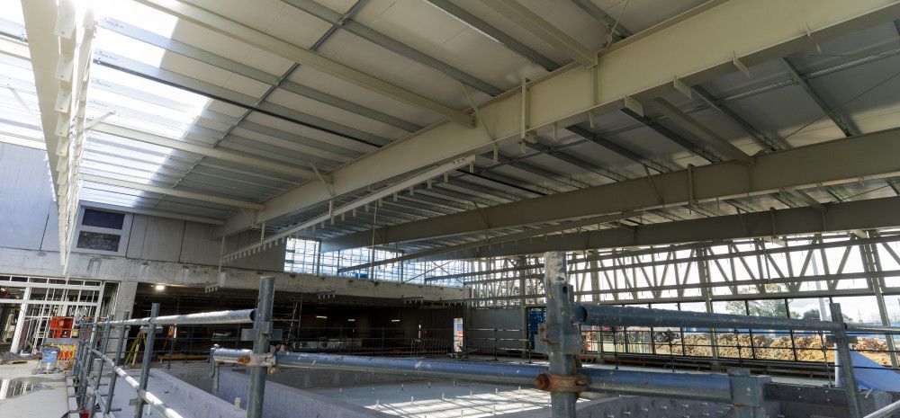 Roof over Oasis Aquatics and Wellbeing