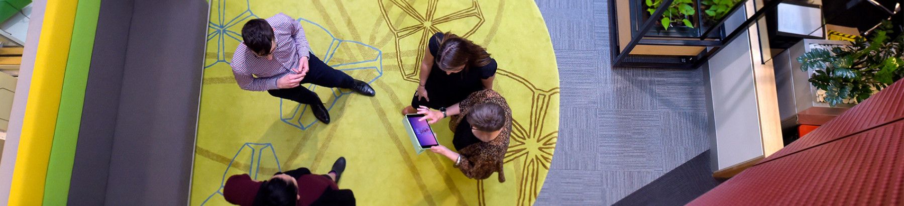 staff in Artium at Dandenong Civic Centre