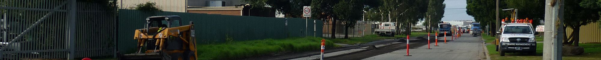 local road works