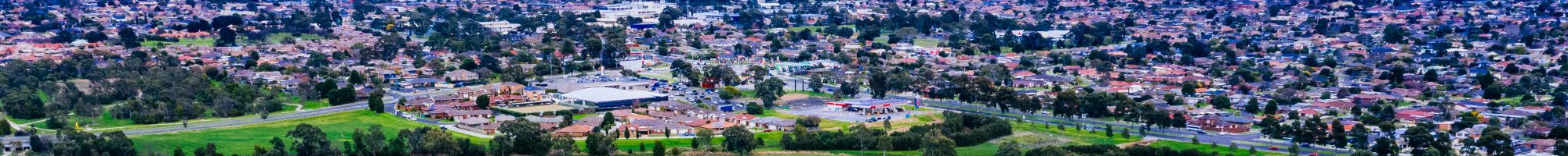 Aerial Suburb Shot