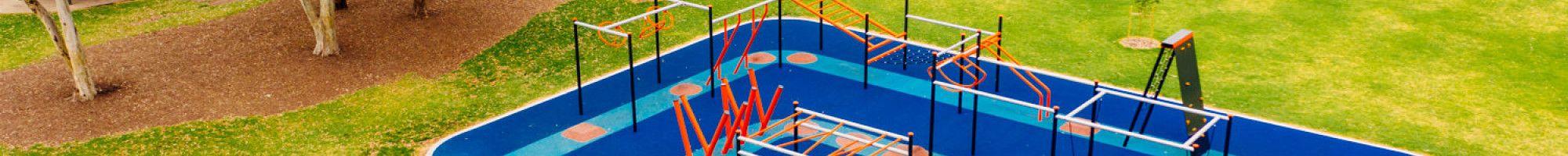 Ninja warrior play ground at Burden Park