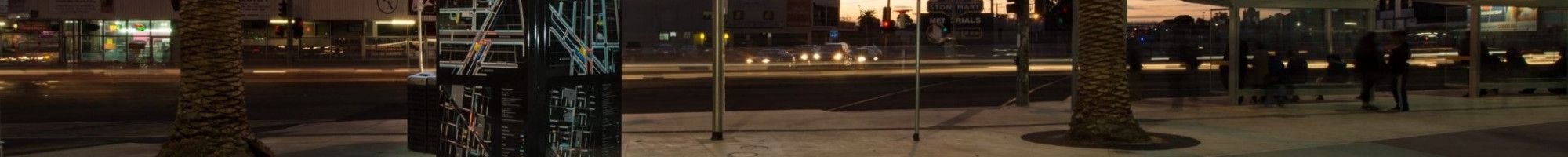 Springvale Road at night 