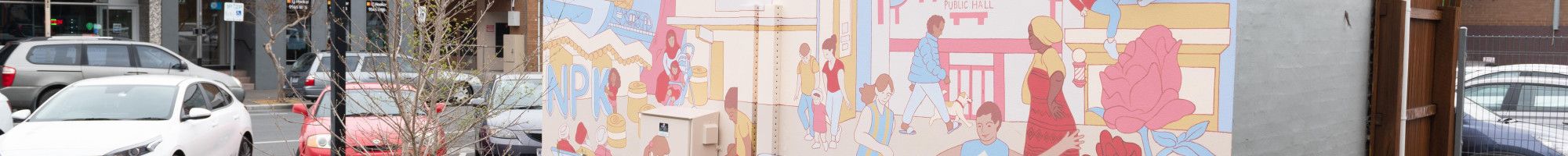 mural in Noble Park