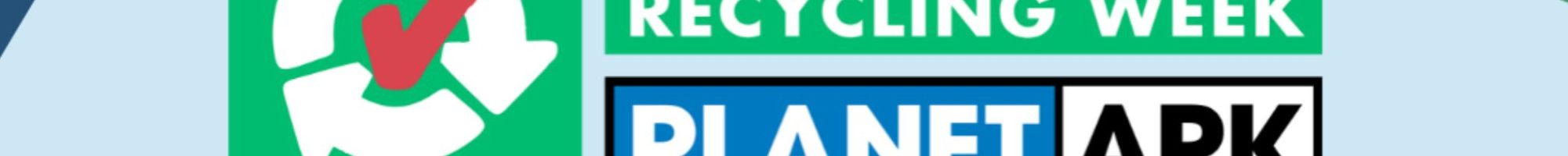Text reads National Recycling Week Planet Ark 7 to 13 November 2022