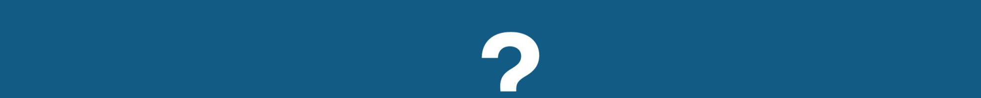 blue background with question mark