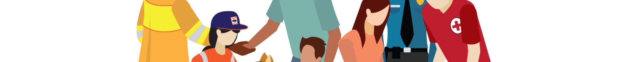 People helping other people