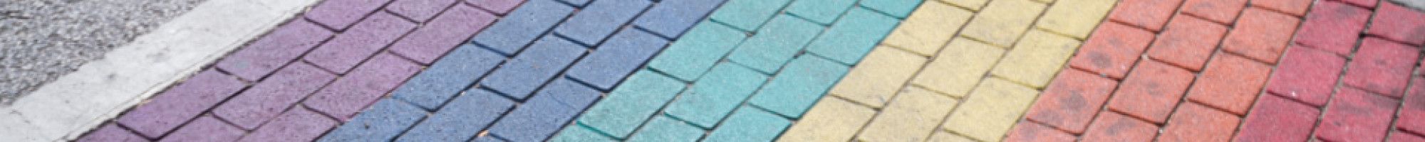 Painting on a footpath