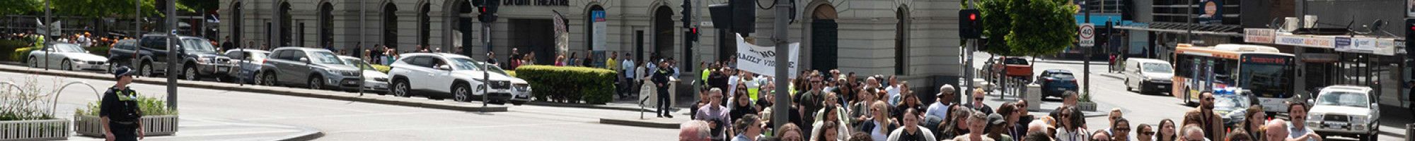 Walk Against Family Violence walk