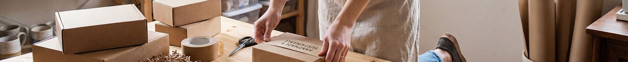 A lady working from home