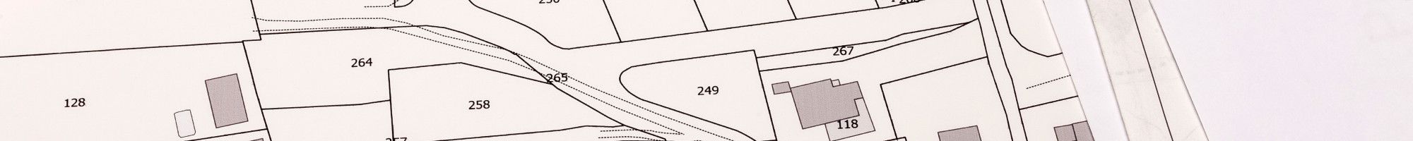 a plan showing lot boundaries.