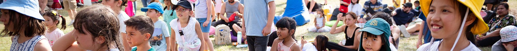 Children at a festival