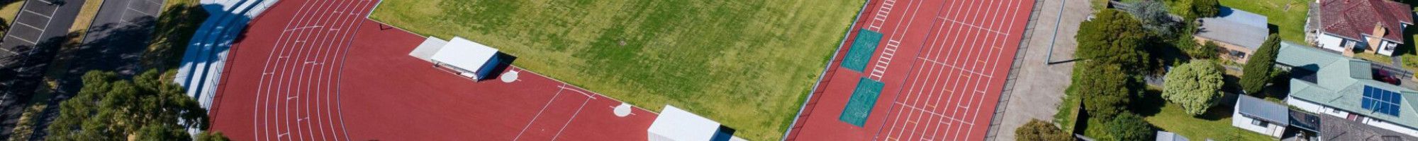 Ross Reserve running track from above