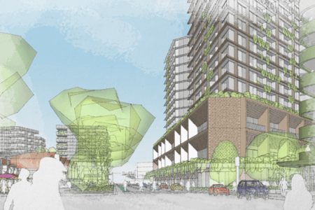 Drawing of the Dandenong Market Precinct