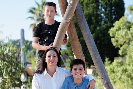Cr Lana Formoso with children