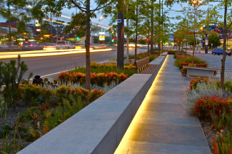 Lonsdale Street Boulevard on dusk