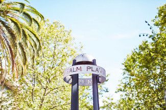 Palm Plaza sign