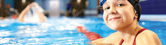 Girl swimming at Dandenong Oasis