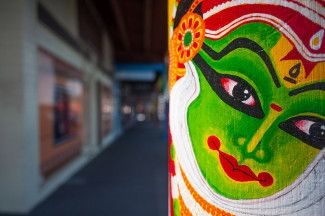 Decorative Power Poles on Foster Street by Yoge Biju