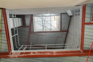 Existing building - internal view 3 levels