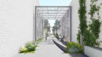 Artist Impression of Laneway Sculptural Element