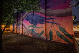 Together by Hayden Dewar 2022 Mural Pocket Park Dandenong