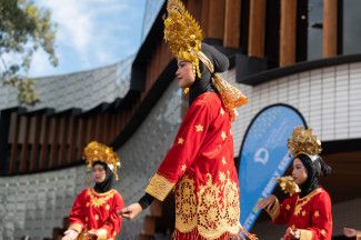 Performers on stage at the Springvale Community Hub Community Celebration 2022