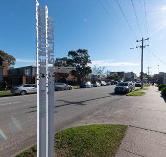 Springvale Community Hospital Interpretive Sign