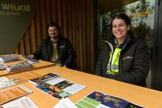 Rangers at Alex Wilkie Nature Reserve Spring Thing